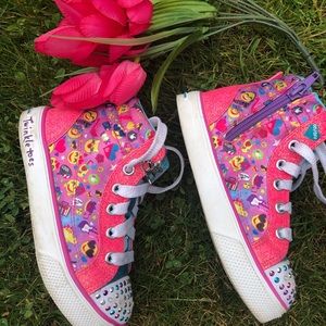 Sketchers Twinkle Toes blinking high tops